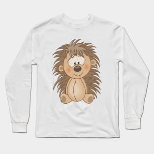 Porcupine Cute Kawaii Cartoon Long Sleeve T-Shirt